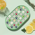 Customizable New Style Ice Cube Mold Silicone Ice Cube Tray Green Ice Cream Maker for Summer