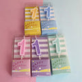 Pink Macaron Candy Color Paraffin Wax 0-9 Birthday Party Cake Decoration Baking Plug-in Creative Age Number Candle