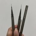 Professional Nail Thin Liner Brushes Metal Handle 6/9/12/15/18mm Nail Long Striping Liner Brush