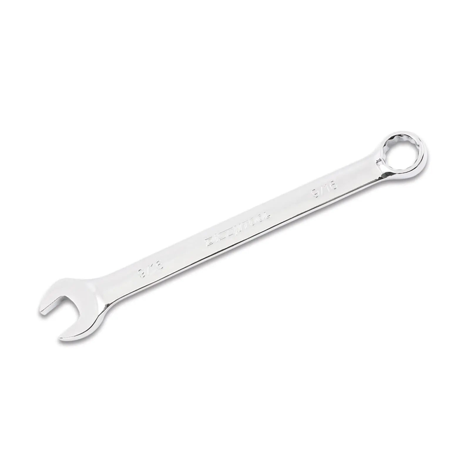 China 3/8\" 1/2\" 9/16\" Single Open Ended Hand Wrenches 12 Point End Sided Ring Spanner Combination Wrench OEM Metric