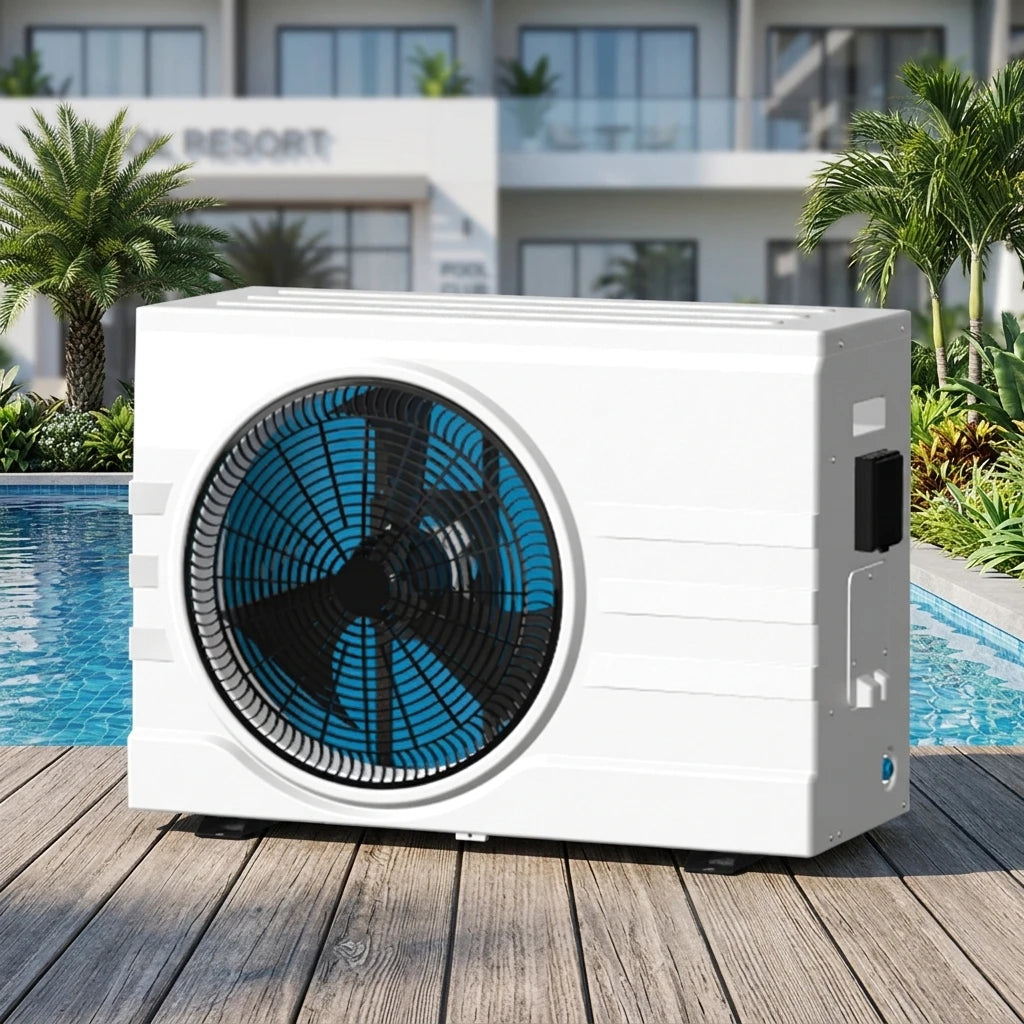 Micoe Bomba De Calor De Piscina Wifi Titanium OEM CE 7KW 35KW R32 Inverter Swimming Pool Heat Pump Spa Heater R32 DC INVERTER