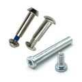 Wholesale Decorative Brass Chicago Screws Male Female Bolt M6 Barrel Nut Connector Book Screws For Leather