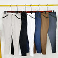 Style Men's Equine Clothing Moisture Wicking Breeches Horse Ride Knee Silicone Male Equestrian Pants