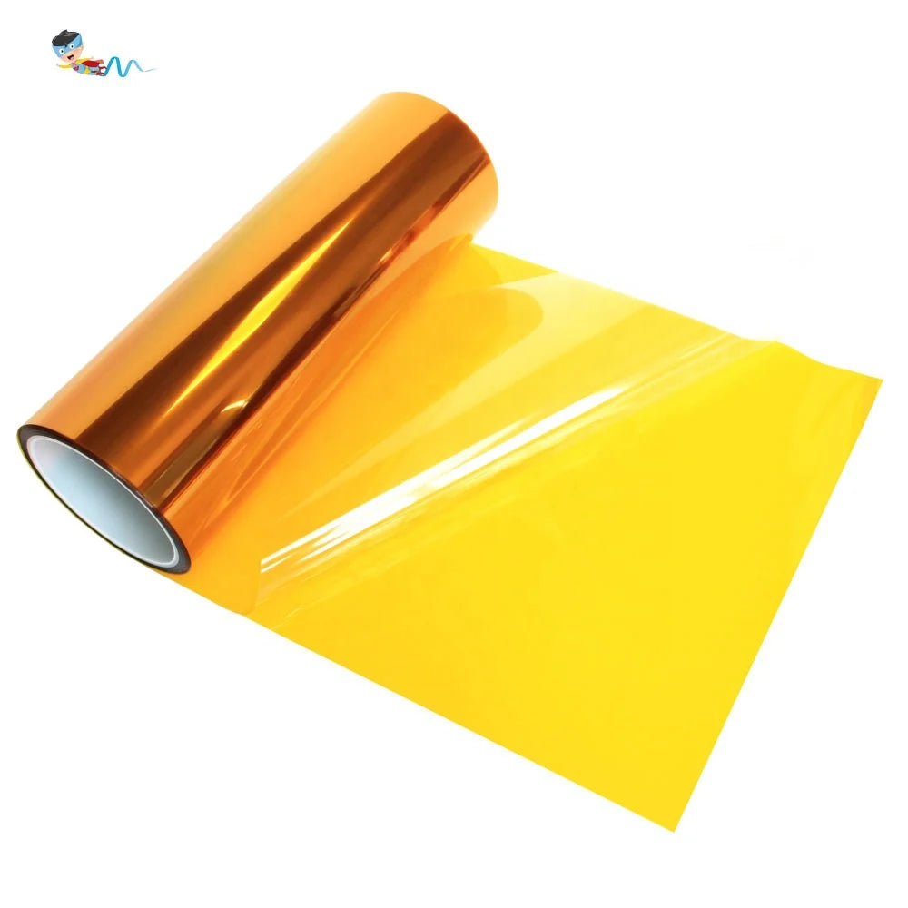 2- Linered Polyimide Film Coated Silicone Glue ESD Kaptons Self Adhesive Tape With Release Liner