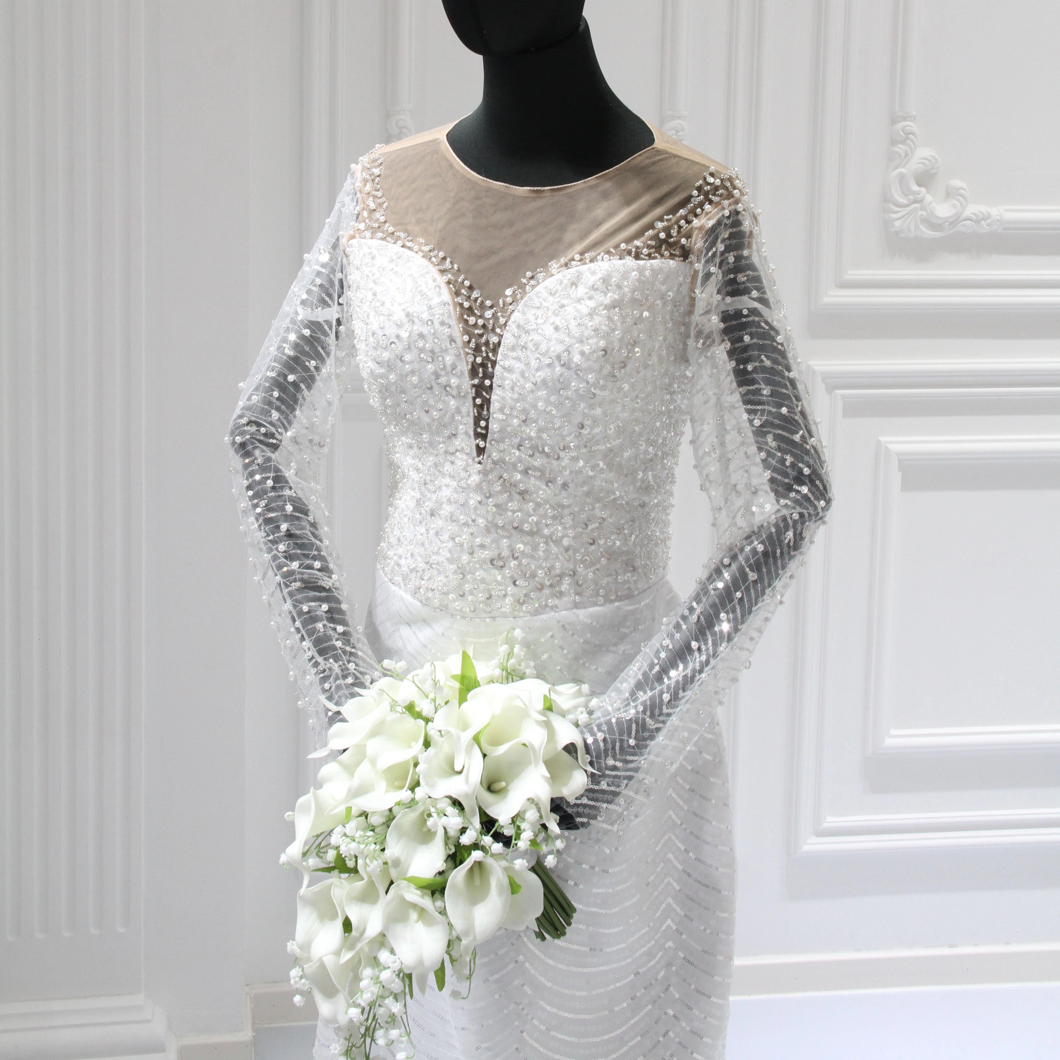 S0071T 2023 New Bridal Atmosphere Simple Go Out Veil Satin Wedding Dress
