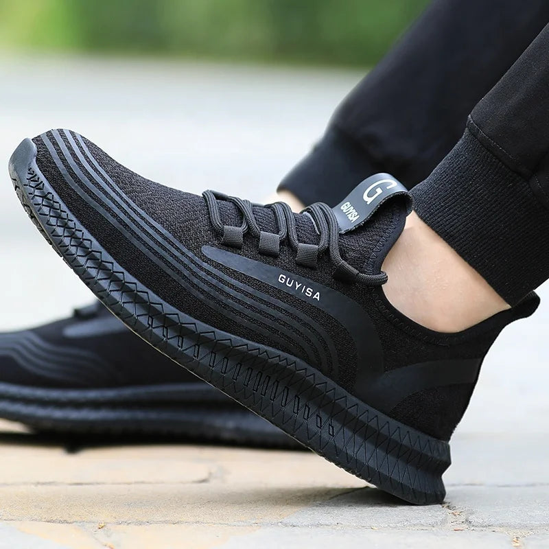 GUYISA 2022 New Model Safety Shoes Steel Toe Puncture Proof Work Shoes Safty Shoes for Women