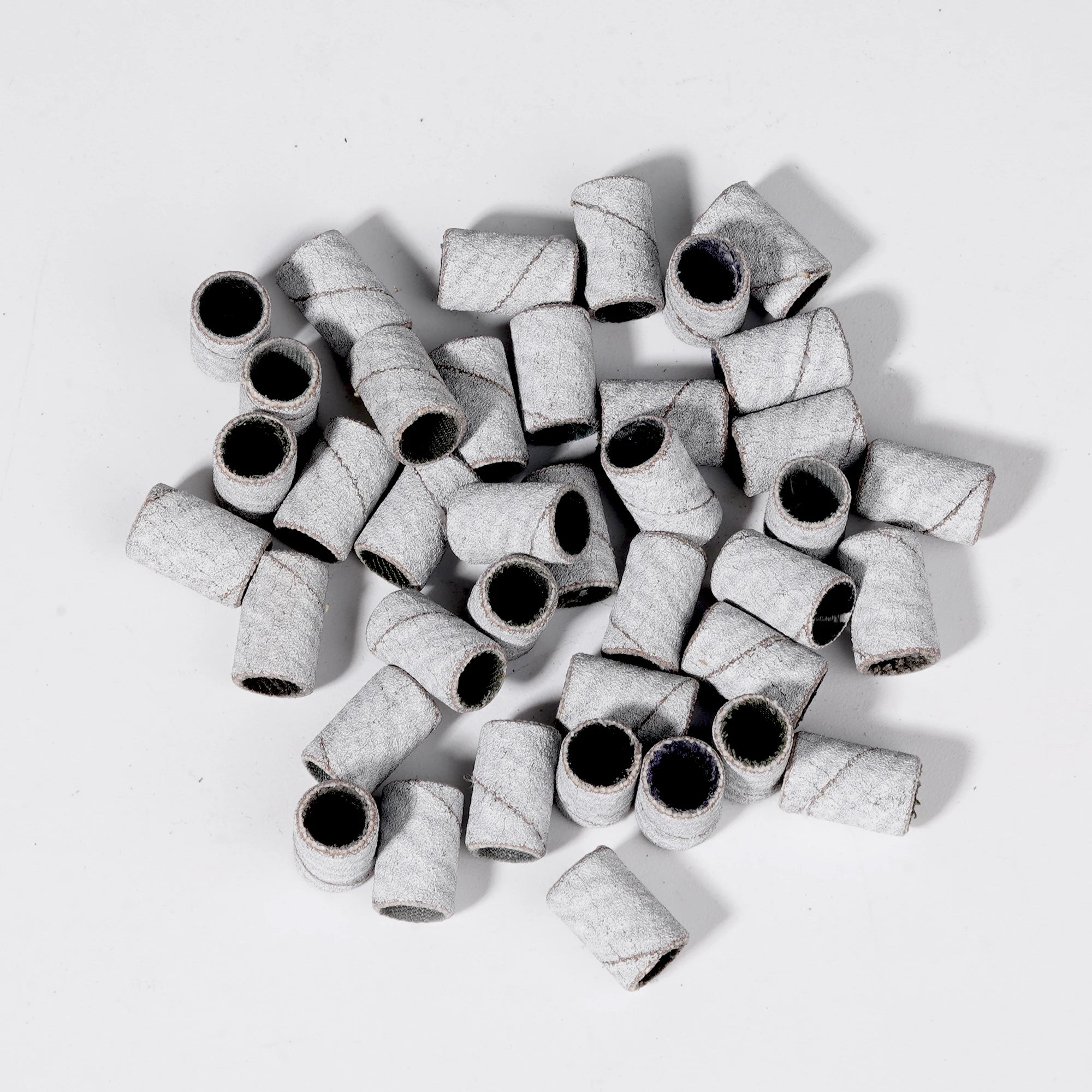 Nail Polish Sanding Bands Grit 180 White Zebra Sanding Bands 180 Grit for Professional Nail