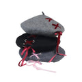 Good Quality Promotional Beret Cap Wool Knit Women's Winter Berets Custom Multi-Color Women Hat