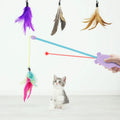 Eco-Friendly Luxury Interactive Laser Cat Toy with Fishing Rod and Mouse Handle