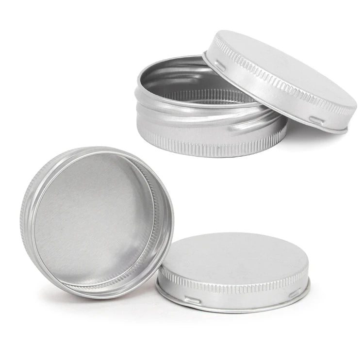 25g Aluminum Jar Empty Cream Box Tin Can Aluminum Jars Large Round Metal Tins Aluminum Lip Balm Container for Body Cream