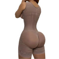 Langqin Women Adjustable Zipper and Hook-Eyes Double Compression  Colombianas  Girdle  Flat Belly Butt Lifter Body Shaper