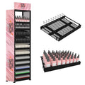 Interior Design Flexible Retail  Nail Polish Shelf Display for Shopping Mall Use Manufactured by Factory