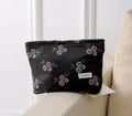 Vintage Exquisite and Fresh Jacquard Makeup Bag Small Portable Women's High-end Storage Bag Washing Bag Portable Handbag