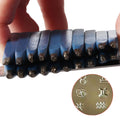 12pcs Hot Sale Steel Twelve Constellations Punch Set for DIY Leather Craft Printing Tools