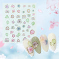 Women and Girls Decorative Nail Art Stickers & Decals Manicure Accessories & Supplies Made of Durable Plastic