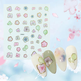 Women and Girls Decorative Nail Art Stickers & Decals Manicure Accessories & Supplies Made of Durable Plastic