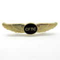 Custom 1.5 Inch 3D Soft Enamel Pin Badge 3D Wing Hard Enamel Pin Badge