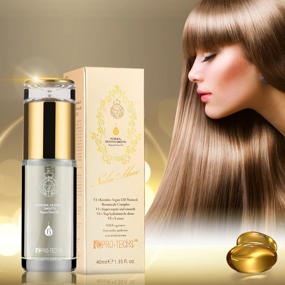 HODM Lavender Rose Oil Nourishes the Hair From the Inside Tames Frizz Keratin Hair Oil