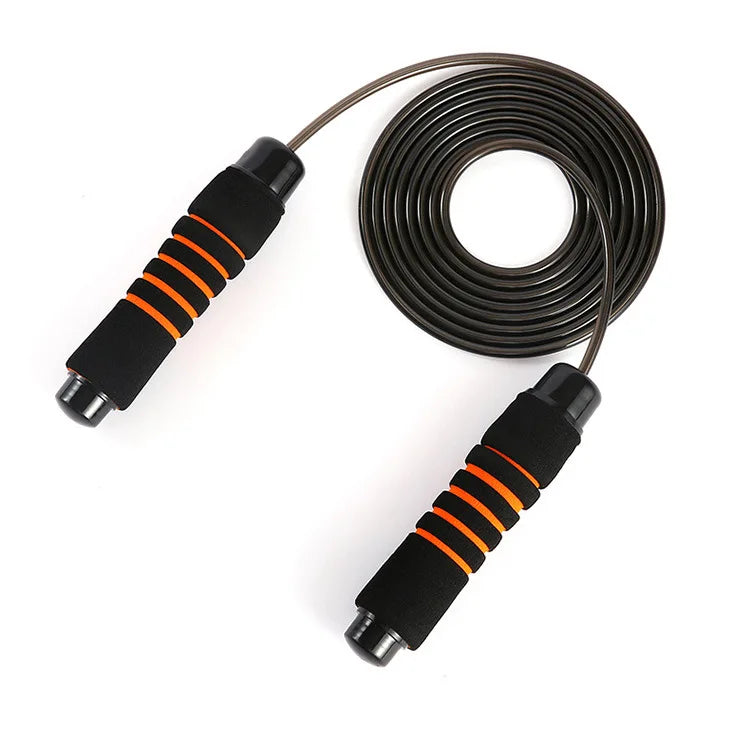 Custom Logo High Quality Steel Wire Adjustable Weighted Skipping Rope Speed Heavy Jump Rope for Fitness