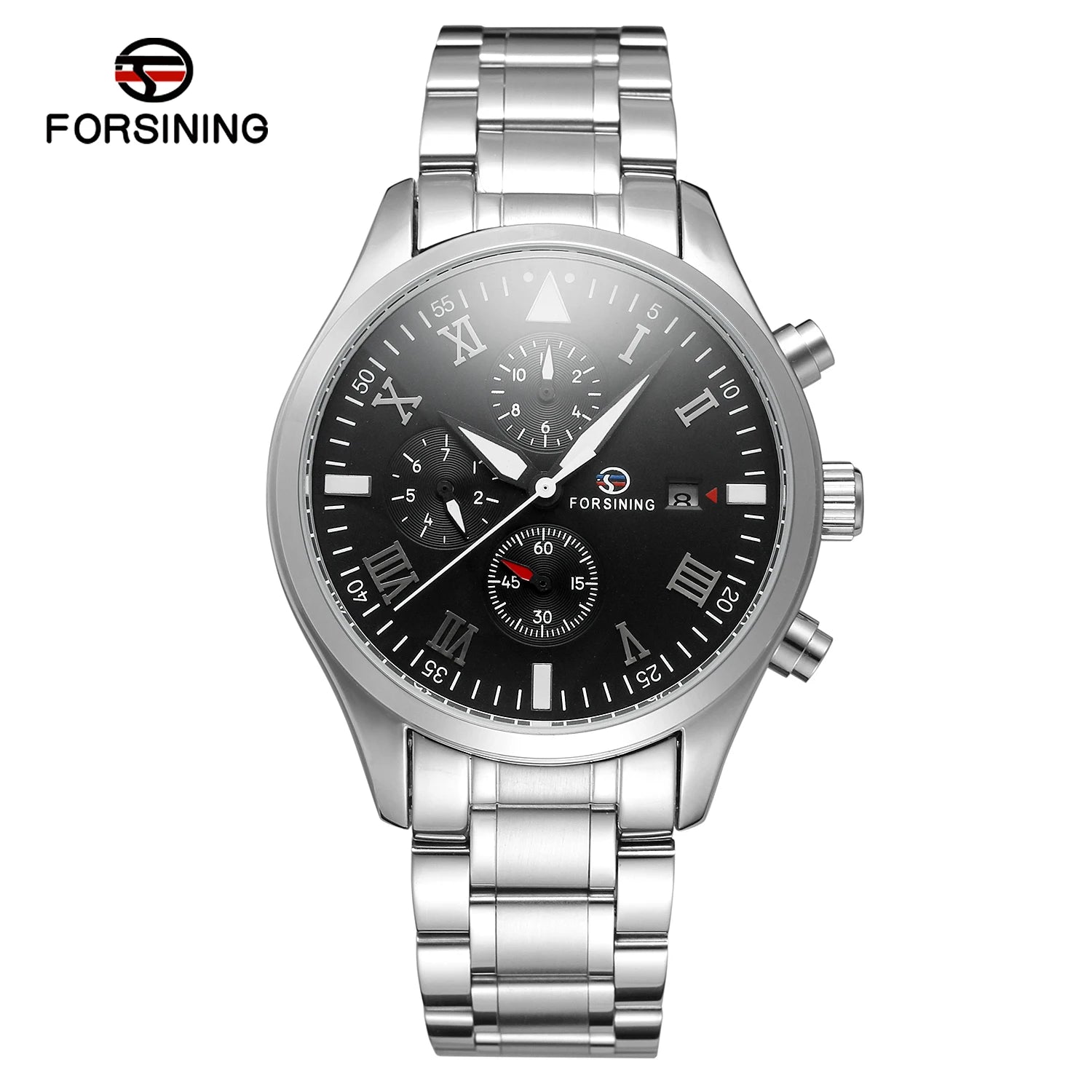 Guangzhou Forsining Creative Mechanical Watch Fast Delivery Small Second Hand Men Luxury Gift Multi Function Automatic Watches