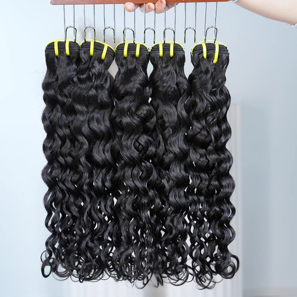 GDY Cheap 10A 12A Cuticle Aligned Virgin Human Hair Raw Vietnamese Hair Vendor Water Wave Brazilian Hair Bundles