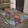Boho Bath Mats Rug Custom Area Rugs Carpet Padding for Bathroom Outdoor Living Room