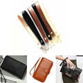 Genuine Leather Wristlet Wrist Bag Strap Replacement for Clutch Purse Handbag Bag Keychain Lanyard