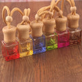 BYPE by PERFUME 8ml Empty Car Air Freshener Bottle Colored Colorful Glass Hanging Car Diffuser Perfume Bottle With Wood Cap