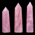 Custom HZ Home Decoration Pieces Quartz Crystals Points Rose Quartz Crystal Wand Point Generator MegaBDM