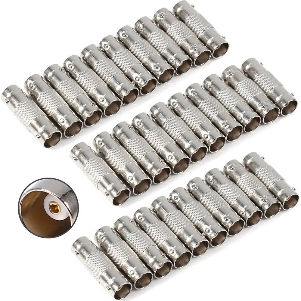 BNC Female to Female Straight Coupler Adapter for CCTV Camera System