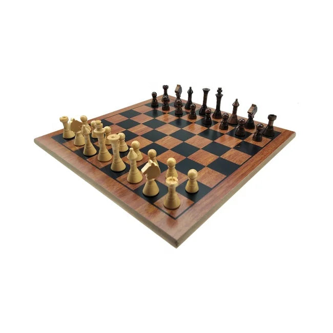 Factory Direct Sale 3 in 1 Double-faced Wooden Chess Checkers Backgammon for Travel Board Game