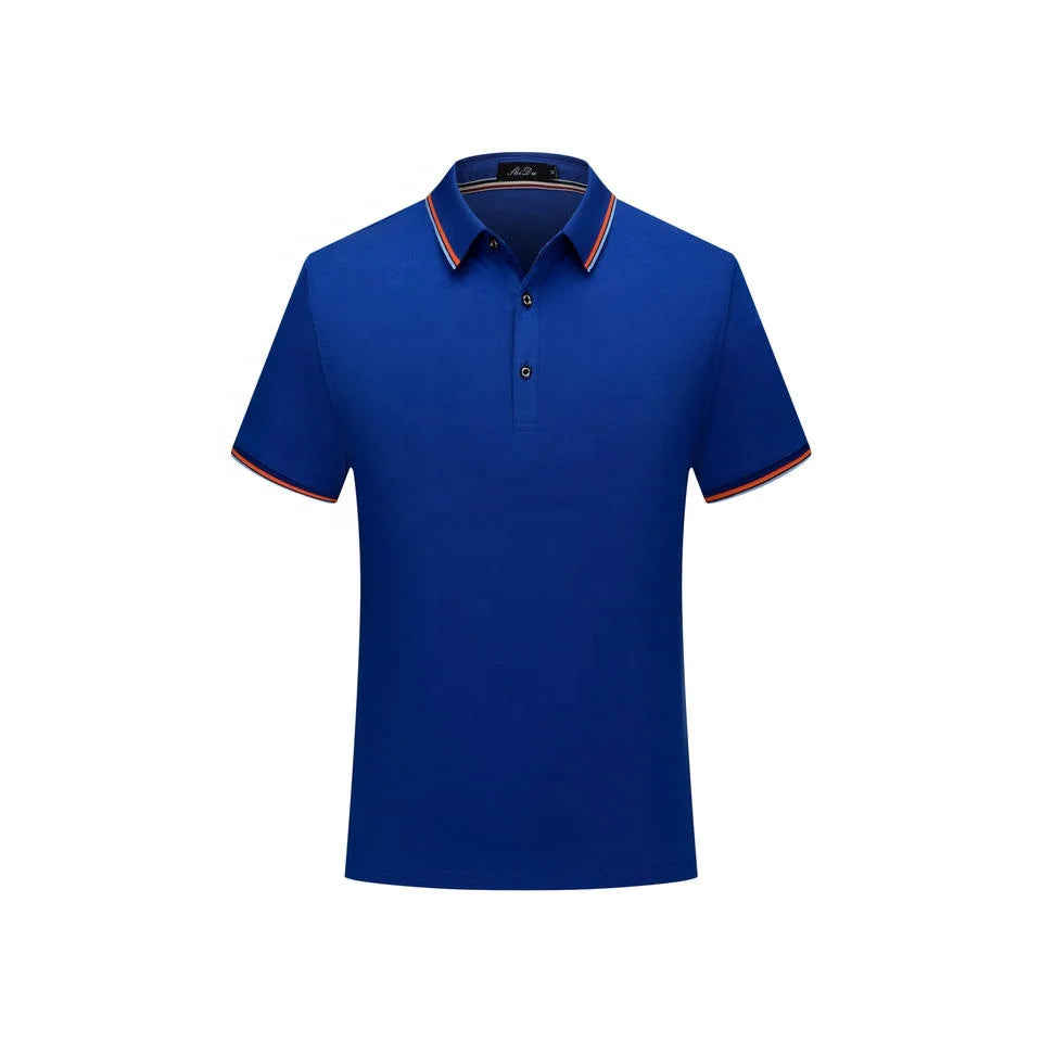 Wholesale Direct Sales Plain Casual Cotton Daily Polo Shirt Custom Logo Simple Polo Shirt for Men