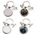 Home Decoration 2026 Graduation Sublimation Blanks Metal Round Keychain