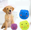 Funny Cute Latex Chew Toy Latex Sound-Making Little Pig Head Gnawing Fun Toy Squeaky Latex Dog Toys Squeaky