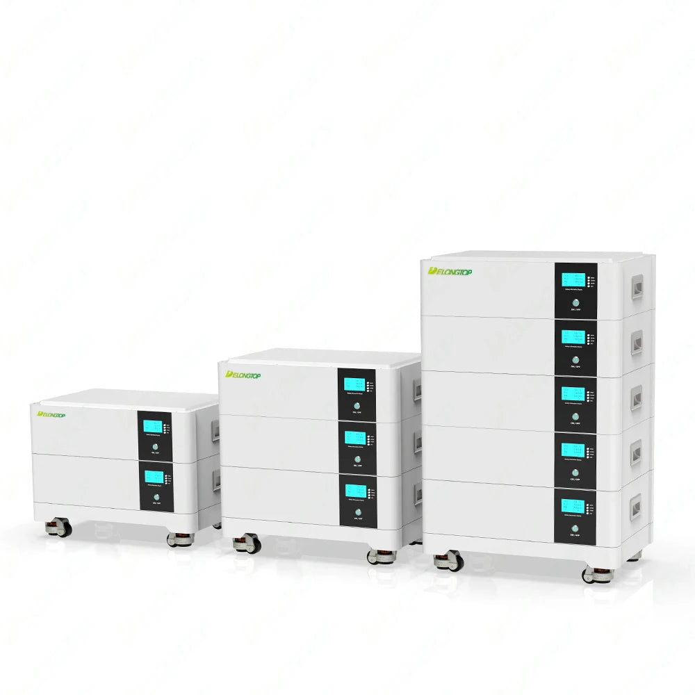 51.2V 48V 5Kwh 10Kwh 15Kwh 20Kwh 30Kwh 40Kwh 50Kwh Off Grid Home Solar Stacked Energy Storage LiFePO4 Lithium Battery System Kit