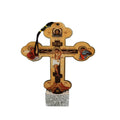 Latest Hot Selling Orthodox Cross Unique Design Cross Pendant Inlaid Wood Grain Cross Men's Pendant