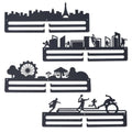 Factory Custom Diy Wall Shelf Cheap Laser Cutting Medal Hanger Display Holder