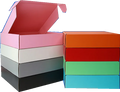 Custom Logo Corrugated Mailer Box Pink Packaging Box Package for Clothes