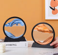 Creative Three-dimensional Quicksand Glass Hourglass for Home Office Desktop Decompression for Living Room Porch Other
