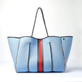 Free Shipping Reasonable Price Navy Blue Summer Neoprene Hand Bag Beach Tote Bag for Women