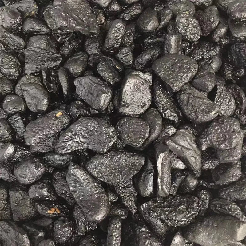Natural Tektite Rough China Tektite Raw Mineral Black Aerolite Reiki Stone Black Meteorolite Tektite Stone