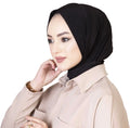 CCY Muslim Scarfs and Hijabs Premium Jersey Instant Hijab With Tie Back Buttons for Islamic Women Everyday Hijab Ready to Wear
