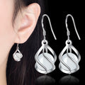 Chinese Wind Water Drop Earrings Restoring Ancient Ways Fashion Temperament Opal Eardrop
