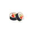 3 Styles Kawaii Salmon Nori Sushi Hard Enamel Plated Cute Anime Brooches Pins Japanese Food Badges for Friends Gift