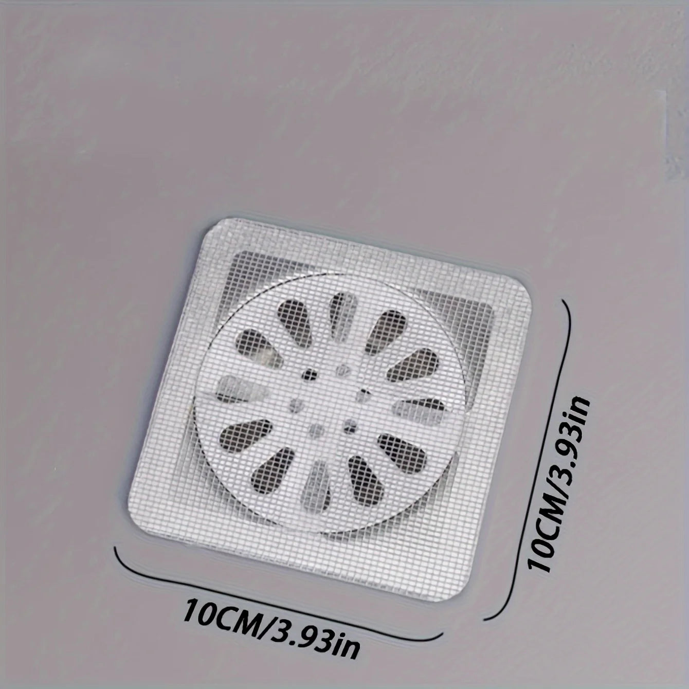 10pcs Floor Drain Sticker Insect-proof Self-adhesive Bathroom Hair Filter Net Sewer Filter Kitchen Anti-blocking Mesh Net