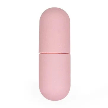 Hot Sale 5ml Pink Mini Empty Capsule Shape Plastic As ABS Lipstick Tube Cute Small Cosmetic Packaging