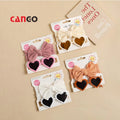 Baby Sunglasses Uv400 Kids Bow Soft Elastic Headband Solid Color Head Wrap Cotton