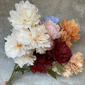 Hot Sale Artificial Flores Peony Silk Flowers Arrangements  for Wedding