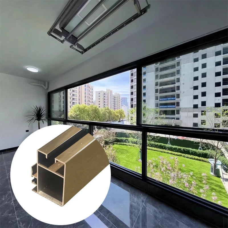 Sliding and Push-pull Windows Extremely Narrow for Bedrooms and Living Rooms Sliding Aluminum Profiles