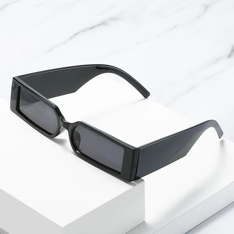 2023 Stylish Small Square Frame Brand PC UV400 Sunglasses Personality Vintage Women Men Sunglasses